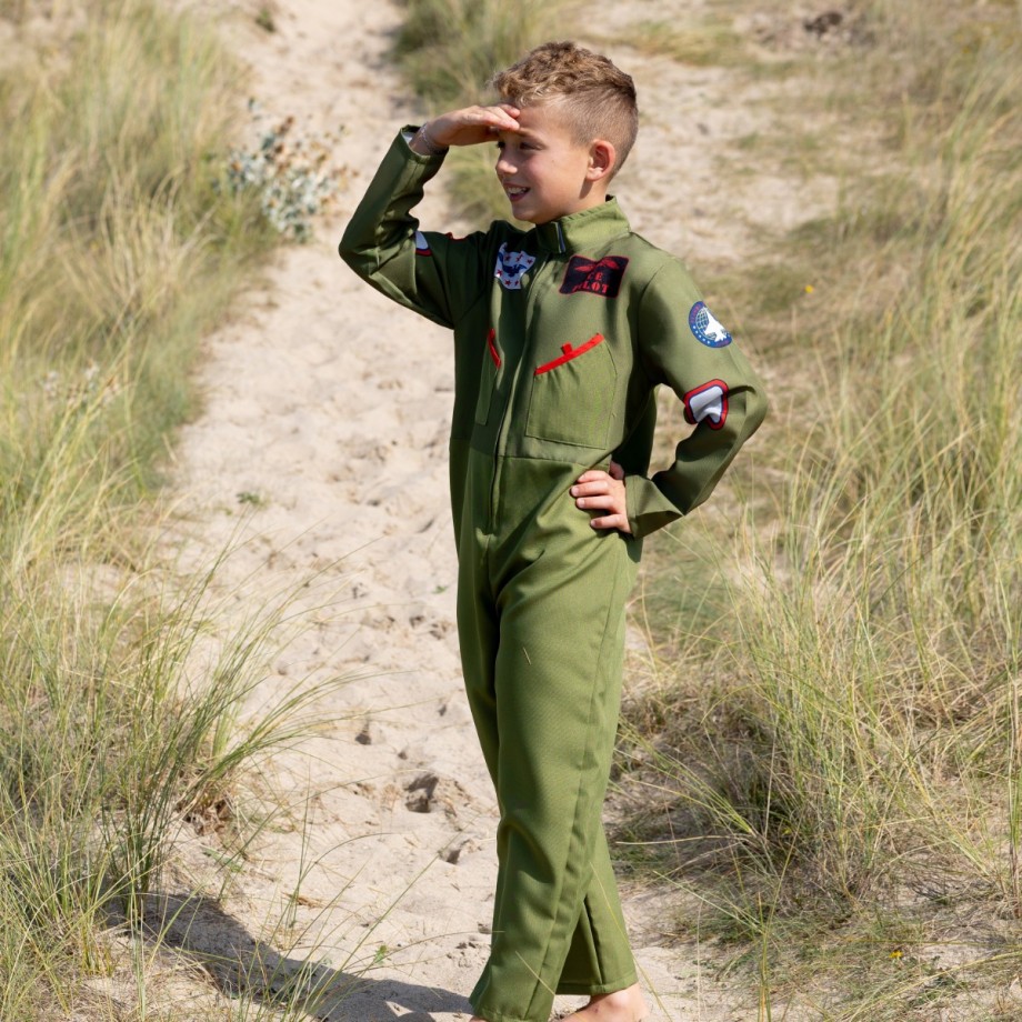 Déguisement de pilote d’avion- Fighter Pilot- enfant 8-10 ans