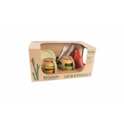 Dantoy - Set hamburger bioplastique - 19 pièces