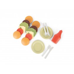 Dantoy - Set hamburger bioplastique - 19 pièces