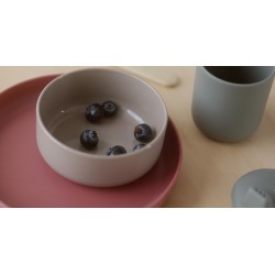 Dantoy - Set de 2 bols pour enfants - Bioplastique - Taupe et vert