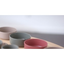 Dantoy - Set de 2 bols pour enfants - Bioplastique - Taupe et vert