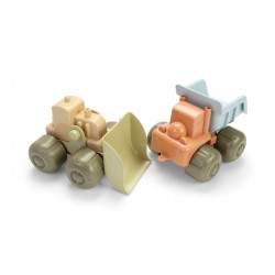 Dantoy - Coffret 2 véhicules de chantier BIOPLASTIQUE