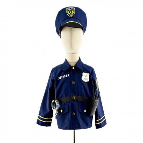 Déguisement Officier de Police 3-4 ans