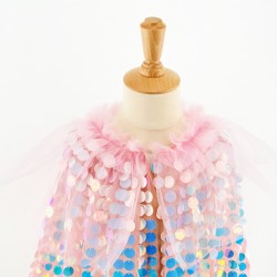 Déguisement - Cape Sequins Galaxia rose