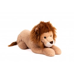 Peluche géante Léon le Lion allongé 100CM