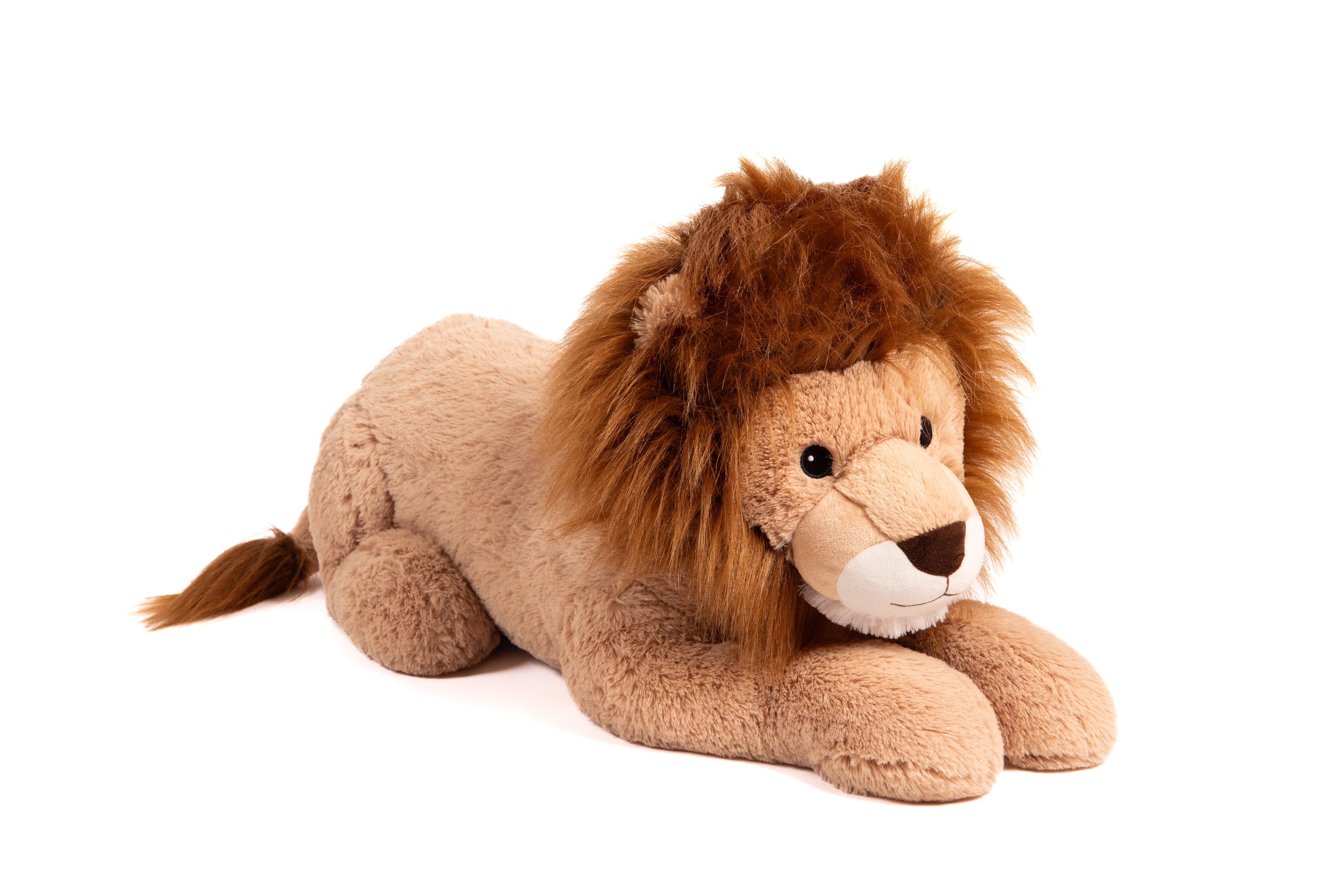 Peluche Géante Lion Couché Hansa Creation – 1 Mètre De Long – Très Grand Format