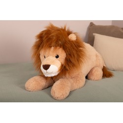 Peluche géante Léon le Lion allongé 100CM