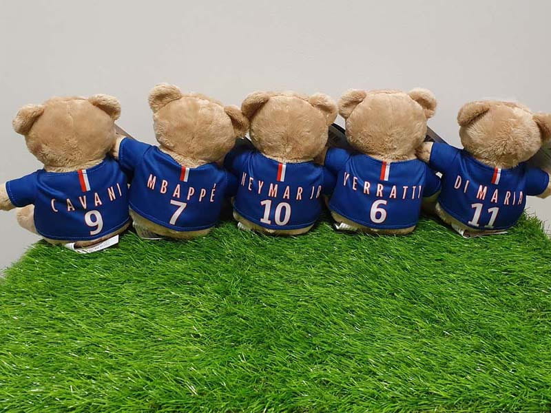Les Peluches Paris Saint Germain débarquent chez Pioupiou et Merveilles