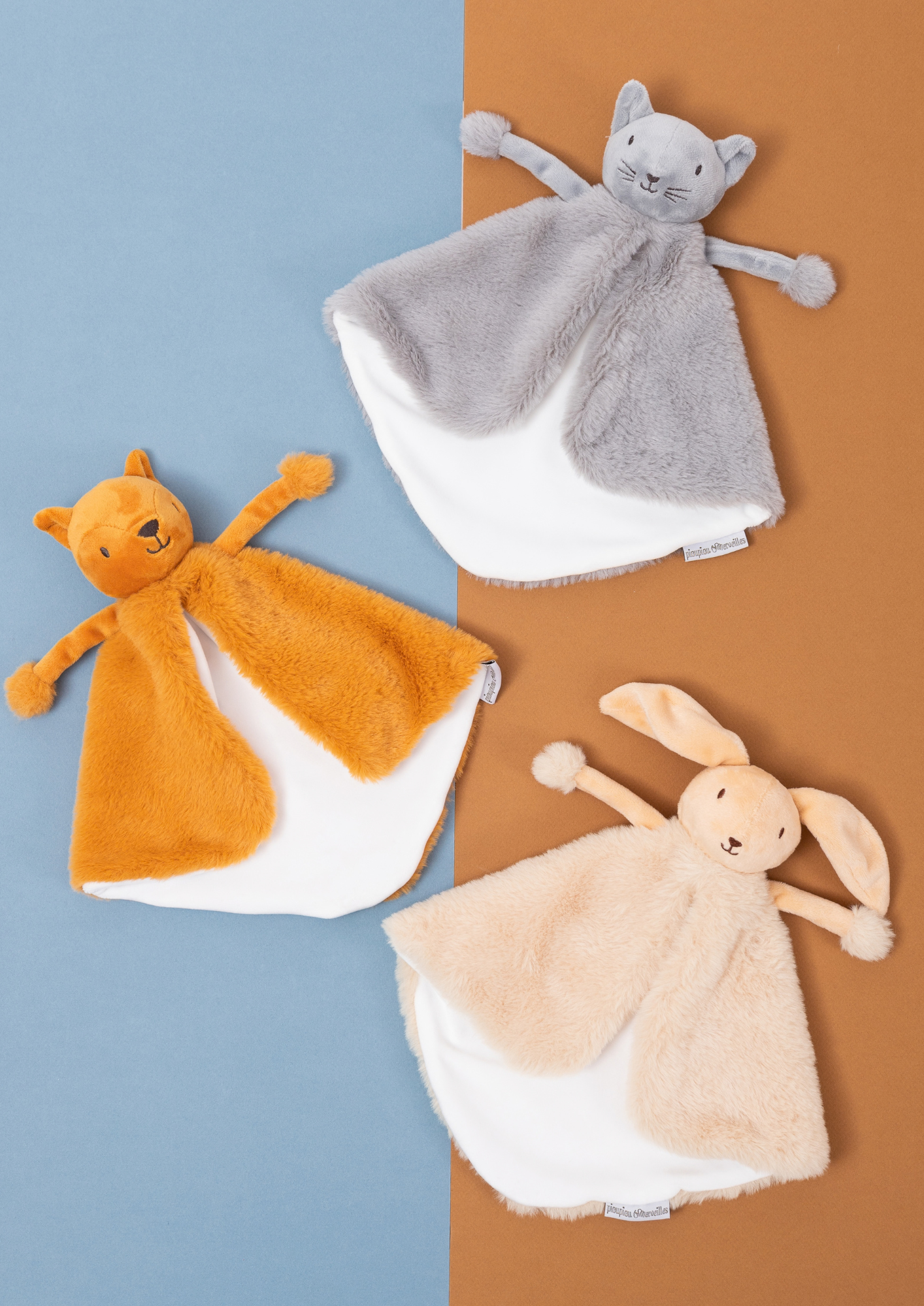 Les doux Bidous, les premières peluches de bébé